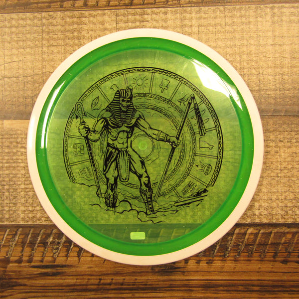 Axiom Insanity Proton Distance Driver Egyptian Standing in Clouds Disc Golf Disc 173 Grams Green