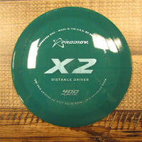 Prodigy X2 400 Distance Driver Disc 174 Grams Blue Green