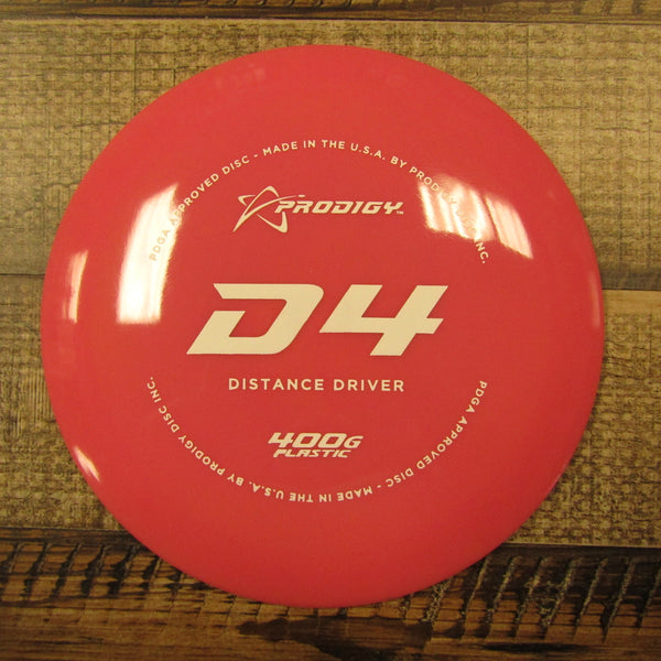 Prodigy D4 400G Distance Driver Disc Golf Disc 173 Grams Pink