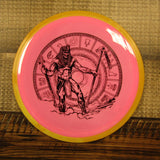 Axiom Fireball Neutron Distance Driver Egyptian Standing in Clouds Disc Golf Disc 169 Grams Pink Orange