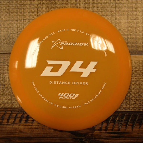 Prodigy D4 400G Distance Driver Disc Golf Disc 173 Grams Orange Peach