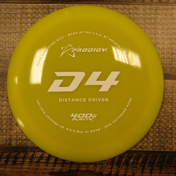 Prodigy D4 400G Distance Driver Disc Golf Disc 174 Grams Yellow