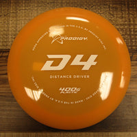 Prodigy D4 400G Distance Driver Disc Golf Disc 172 Grams Orange