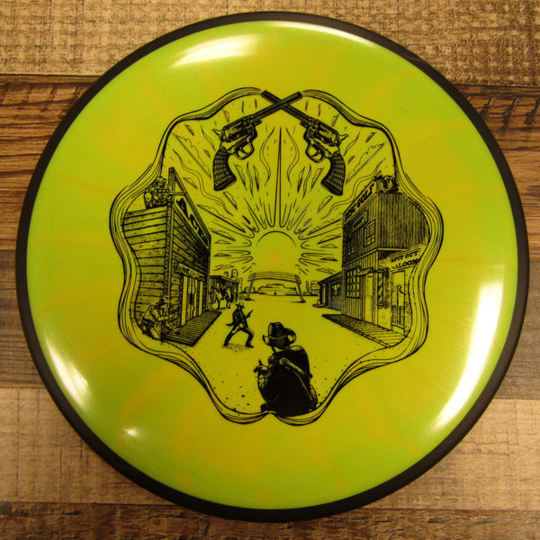 MVP Reactor Neutron Western Shootout Midrange Disc 178 Grams Green Yellow
