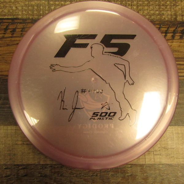 Prodigy F5 500 Kevin Jones Signature Series Fairway Driver Disc 175 Grams Pink Purple