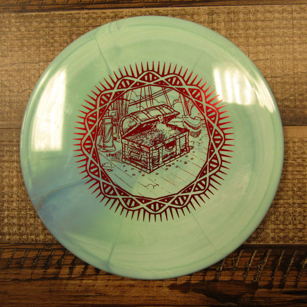 Prodigy A1 400 Spectrum Les White Pirate Treasure Chest Approach Disc Golf Disc 167 Grams Green Blue White