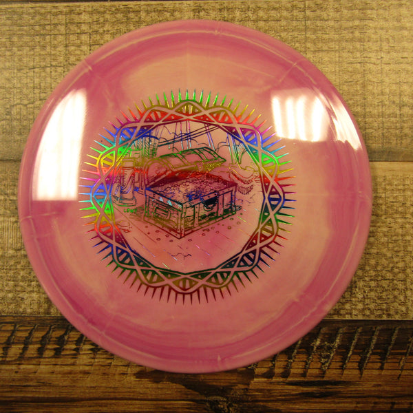 Prodigy A1 400 Spectrum Les White Pirate Treasure Chest Approach Disc Golf Disc 170 Grams Pink Purple Tan