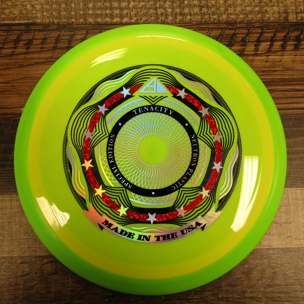 Axiom Tenacity Neutron Special Edition Distance Driver Disc Golf Disc 172 Grams Green Yellow