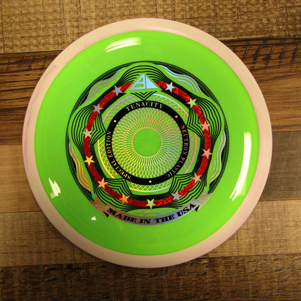 Axiom Tenacity Neutron Special Edition Distance Driver Disc Golf Disc 171 Grams Green White