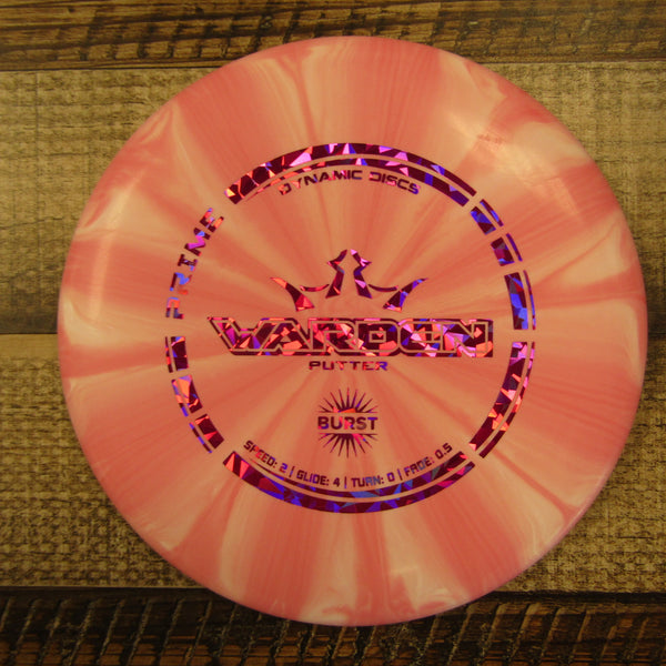 Dynamic Discs Warden Prime Burst Putter Disc Golf Disc 173 Grams Pink