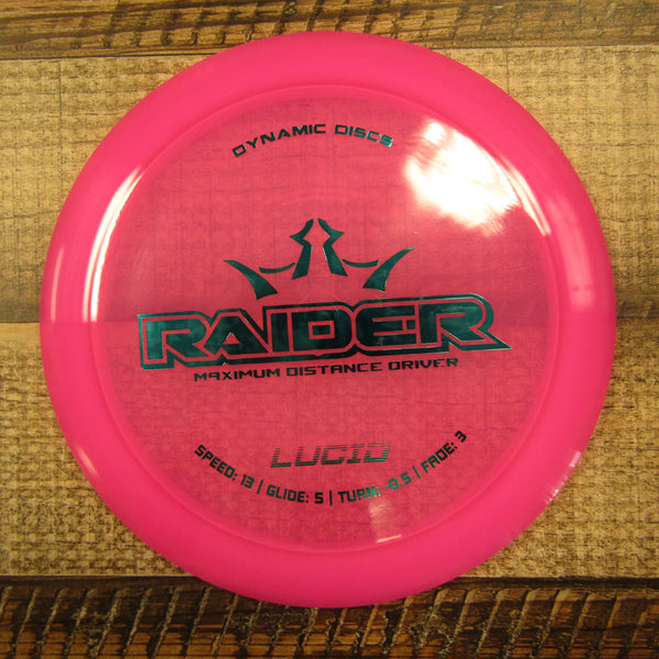 Dynamic Discs Raider Lucid Distance Driver Disc Golf Disc 169 Grams Pink