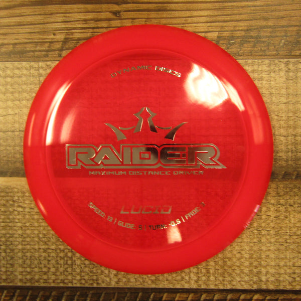 Dynamic Discs Raider Lucid Distance Driver Disc Golf Disc 176 Grams Red