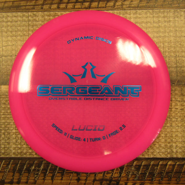 Dynamic Discs Sergeant Lucid Distance Driver Disc Golf Disc 173 Grams Pink