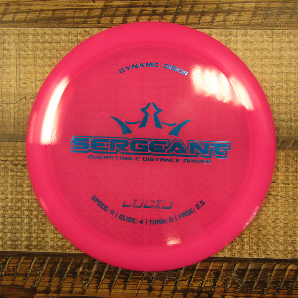 Dynamic Discs Sergeant Lucid Distance Driver Disc Golf Disc 173 Grams Pink