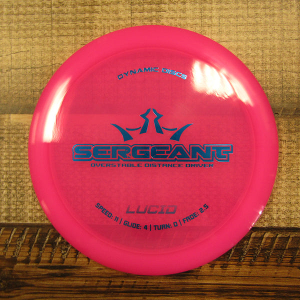 Dynamic Discs Sergeant Lucid Distance Driver Disc Golf Disc 173 Grams Pink