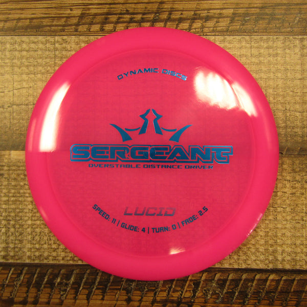 Dynamic Discs Sergeant Lucid Distance Driver Disc Golf Disc 173 Grams Pink