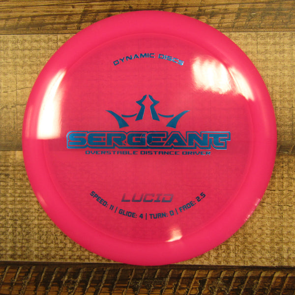 Dynamic Discs Sergeant Lucid Distance Driver Disc Golf Disc 173 Grams Pink