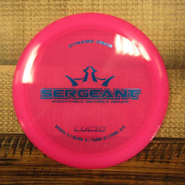 Dynamic Discs Sergeant Lucid Distance Driver Disc Golf Disc 173 Grams Pink