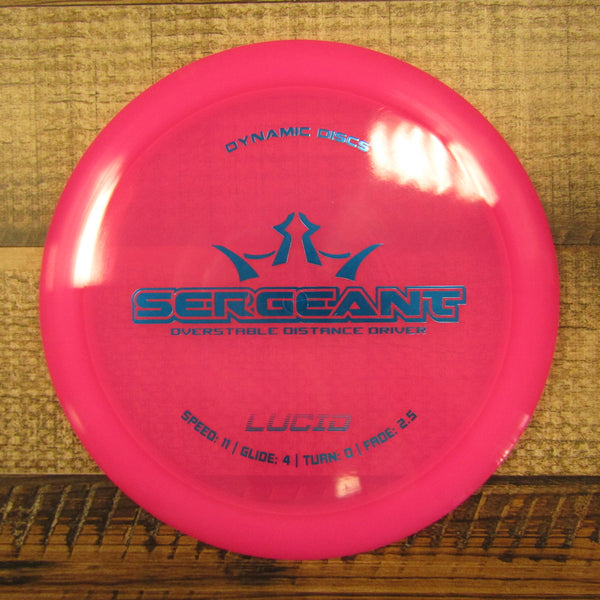 Dynamic Discs Sergeant Lucid Distance Driver Disc Golf Disc 173 Grams Pink