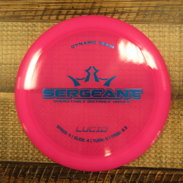 Dynamic Discs Sergeant Lucid Distance Driver Disc Golf Disc 173 Grams Pink
