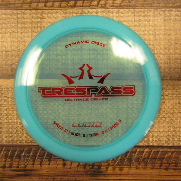 Dynamic Discs Trespass Lucid Distance Driver Disc Golf Disc 171 Grams Blue