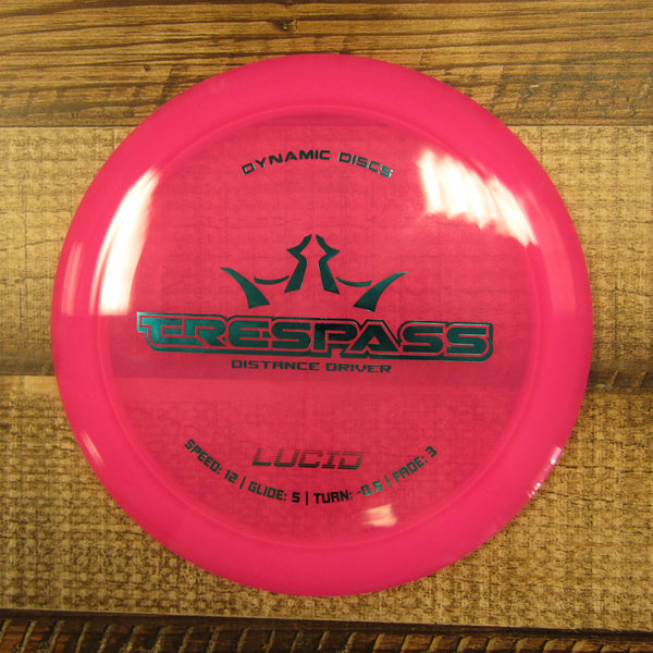 Dynamic Discs Trespass Lucid Distance Driver Disc Golf Disc 171 Grams Pink