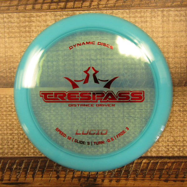 Dynamic Discs Trespass Lucid Distance Driver Disc Golf Disc 172 Grams Blue
