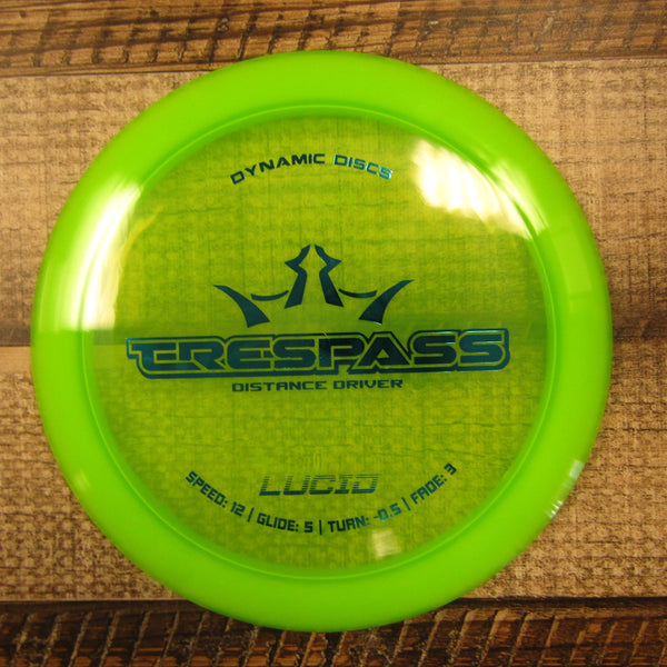 Dynamic Discs Trespass Lucid Distance Driver Disc Golf Disc 170 Grams Green Yellow
