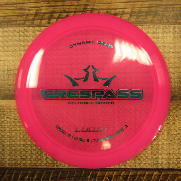Dynamic Discs Trespass Lucid Distance Driver Disc Golf Disc 170 Grams Pink