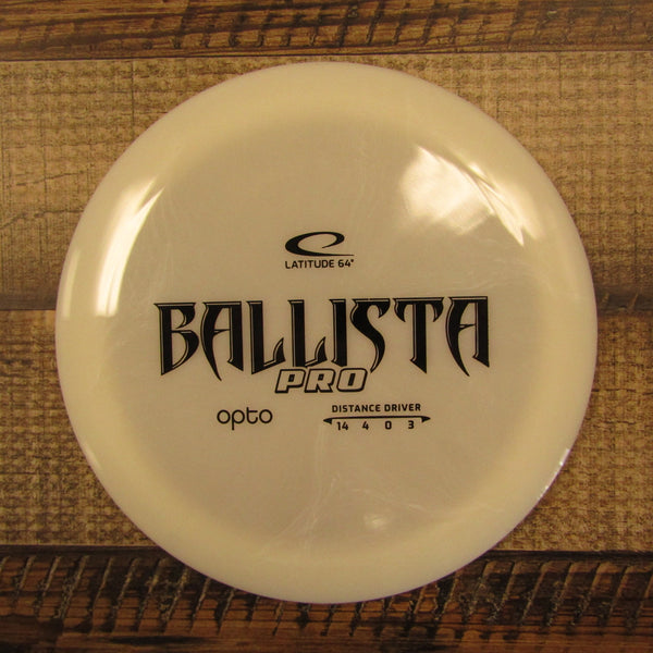 Latitude 64 Ballista Pro Opto Distance Driver Disc Golf Disc 169 Grams White