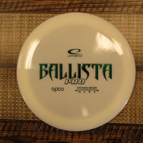 Latitude 64 Ballista Pro Opto Distance Driver Disc Golf Disc 173 Grams White