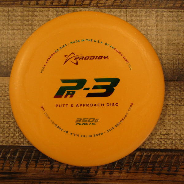 Prodigy PA3 350G Putt & Approach Disc Golf Disc 173 Grams Orange