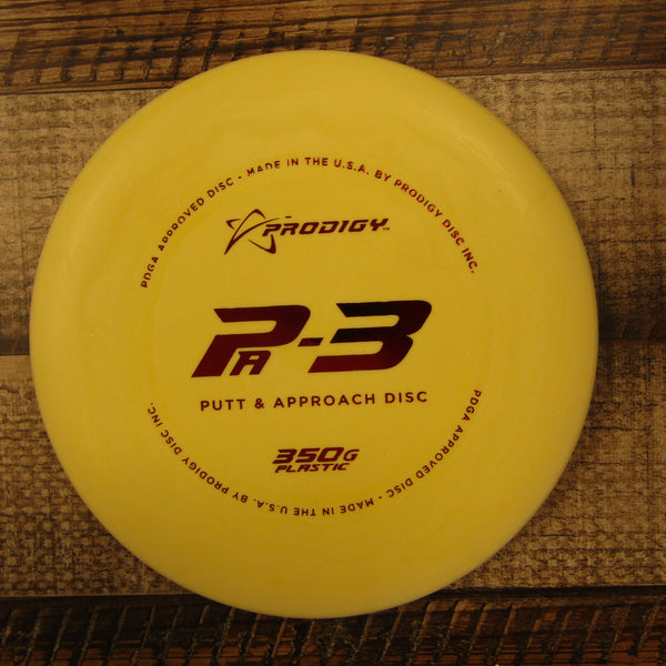 Prodigy PA3 350G Putt & Approach Disc Golf Disc 174 Grams Yellow