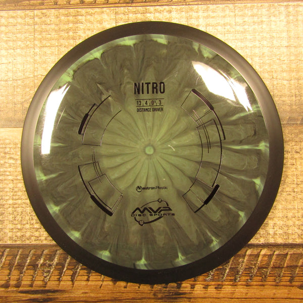 MVP Nitro Neutron Distance Driver Disc Golf Disc 167 Grams Black Green