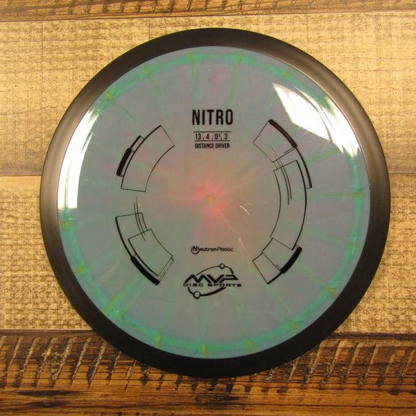 MVP Nitro Neutron Distance Driver Disc Golf Disc 168 Grams Blue Green Purple