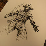 Les White Original Drawing Quartermaster V2
