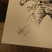 Les White Original Drawing Quartermaster V2
