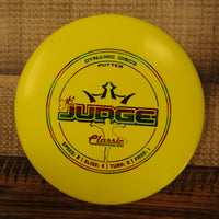Dynamic Discs Emac Judge Classic Blend Putter Disc Golf Disc 176 Grams Yellow