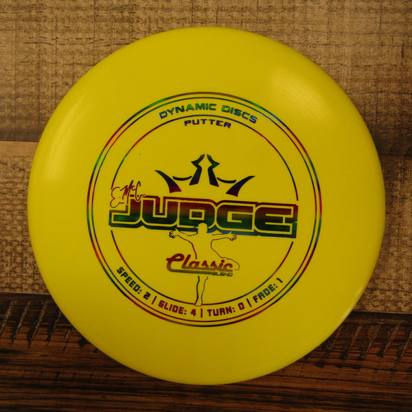 Dynamic Discs Emac Judge Classic Blend Putter Disc Golf Disc 176 Grams Yellow