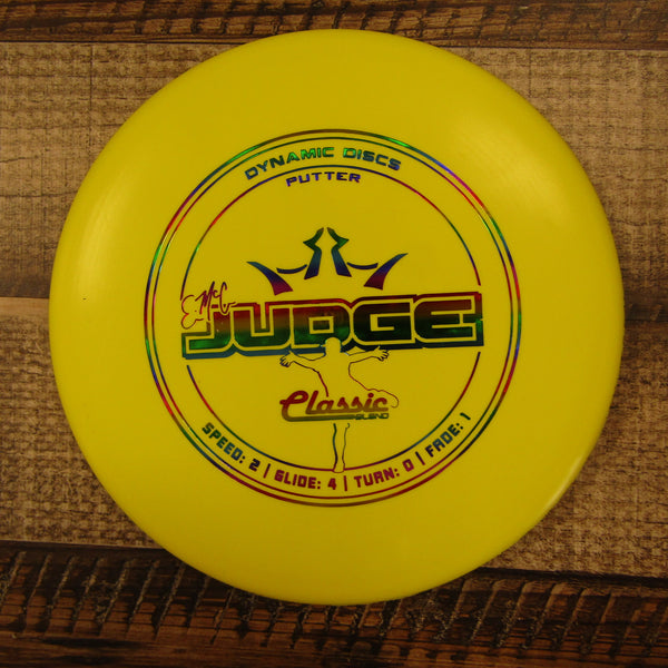 Dynamic Discs Emac Judge Classic Blend Putter Disc Golf Disc 176 Grams Yellow