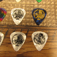 Set of 16 Les White Pirates Guitar Picks