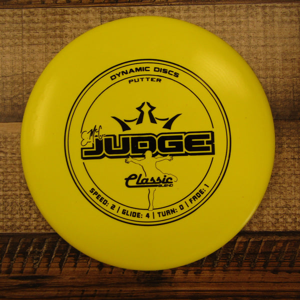 Dynamic Discs Emac Judge Classic Blend Putter Disc Golf Disc 173 Grams Yellow