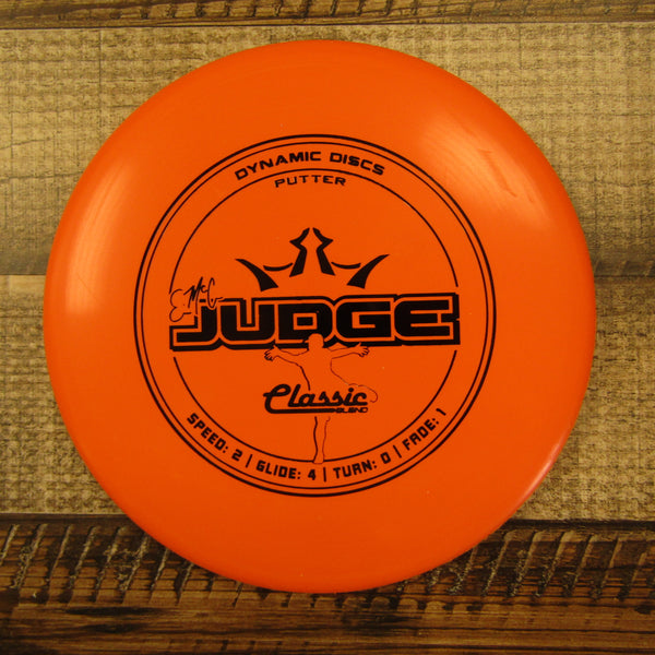 Dynamic Discs Emac Judge Classic Blend Putter Disc Golf Disc 173 Grams Orange