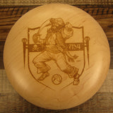 Maple Wood Art Disc Les White Deckhand Pirate Full Size 147 Grams