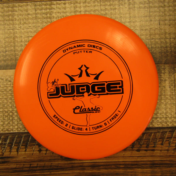 Dynamic Discs Emac Judge Classic Blend Putter Disc Golf Disc 173 Grams Orange