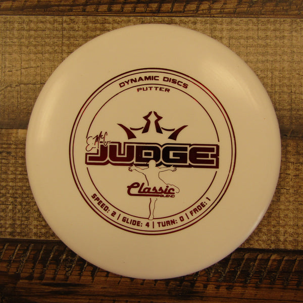 Dynamic Discs Emac Judge Classic Blend Putter Disc Golf Disc 176 Grams White