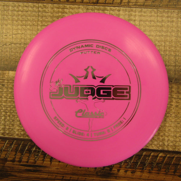 Dynamic Discs Emac Judge Classic Blend Putter Disc Golf Disc 173 Grams Pink