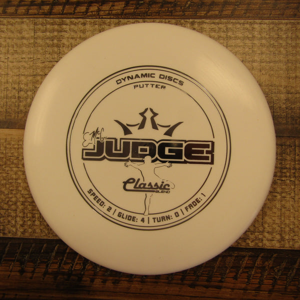 Dynamic Discs Emac Judge Classic Blend Putter Disc Golf Disc 174 Grams White