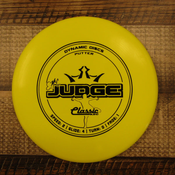 Dynamic Discs Emac Judge Classic Blend Putter Disc Golf Disc 173 Grams Yellow