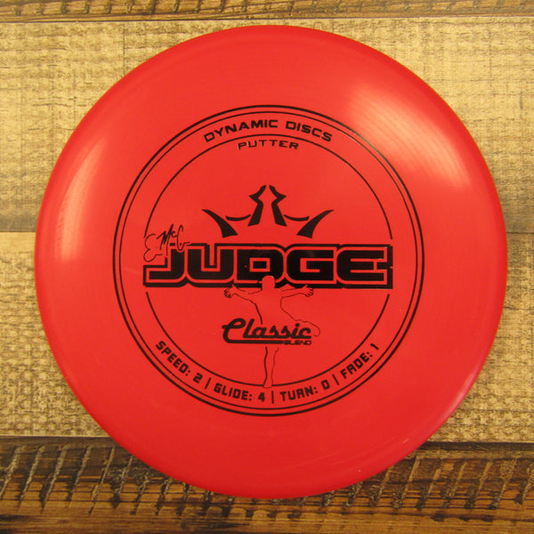 Dynamic Discs Emac Judge Classic Blend Putter Disc Golf Disc 173 Grams Red